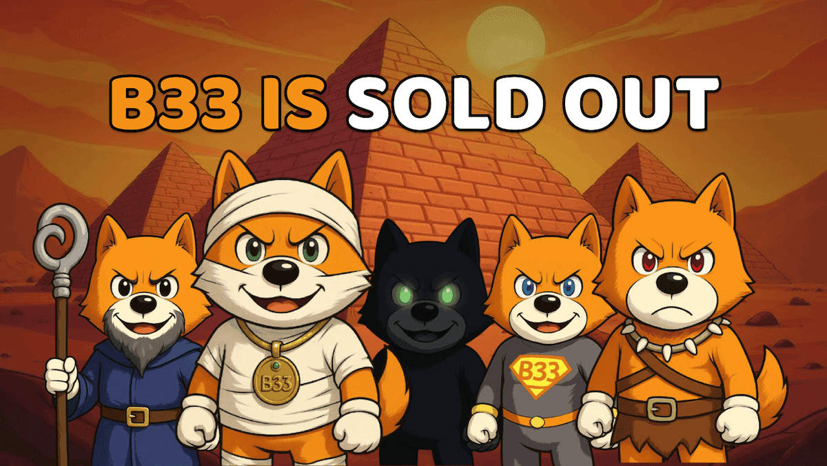 B33 IS SOLD OUT